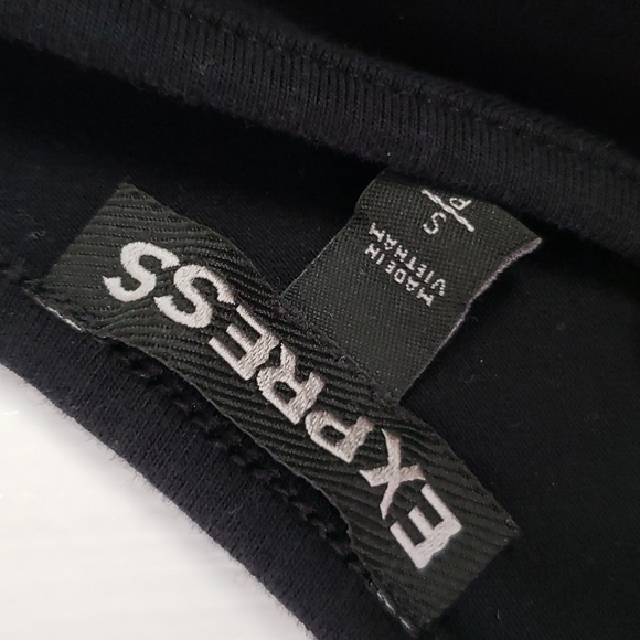 Express black peplum tank,  size small - Picture 2 of 3